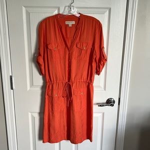 Michael Kors Safari Shirt Dress, Medium